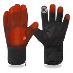 SAVIOR HEAT Heated Gloves for Men Women, Electric Rechargeable